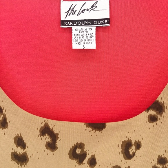 The Look Randolph Duke Reversible Leopard/Pink Top - Picture 5 of 6